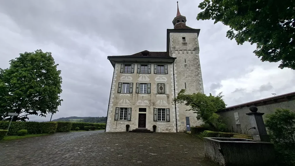 Historisches Landvogteischloss Willisau mit dem Zivilstandsamt im Kanton Luzern.