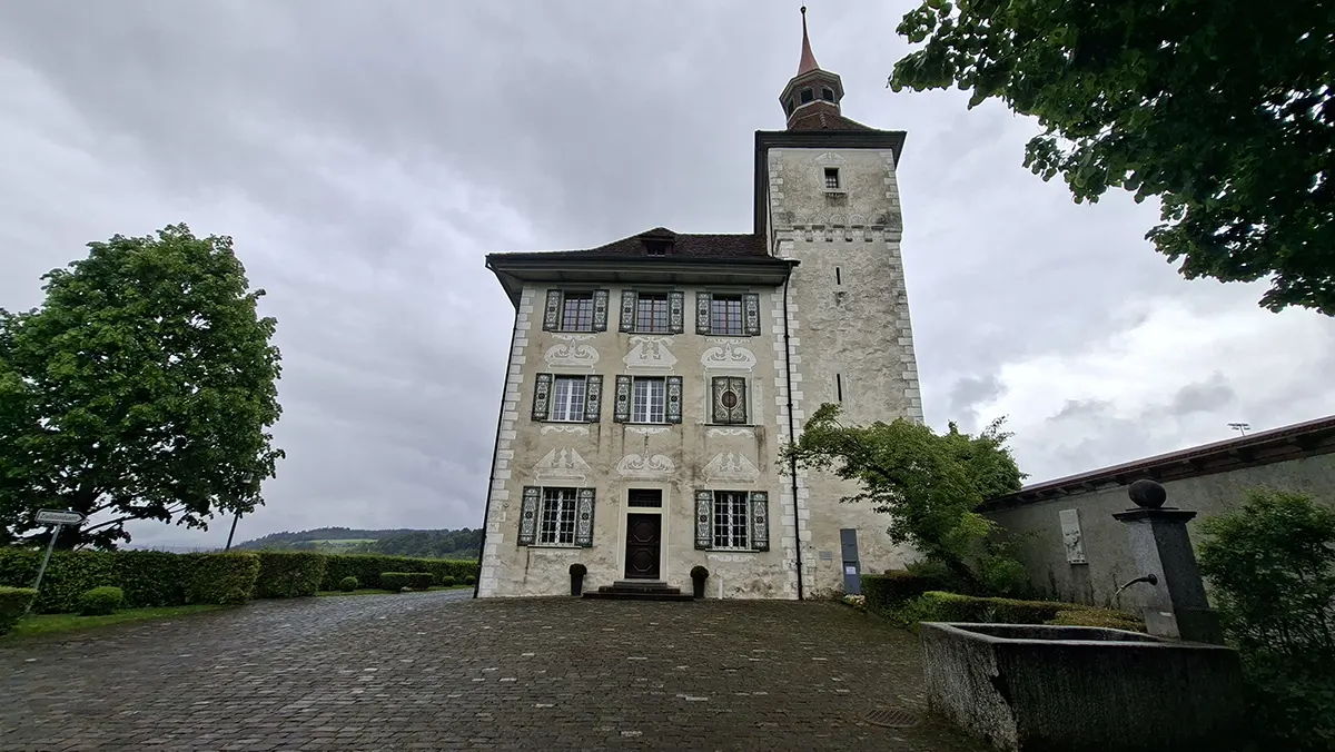 Historisches Landvogteischloss Willisau mit dem Zivilstandsamt im Kanton Luzern.